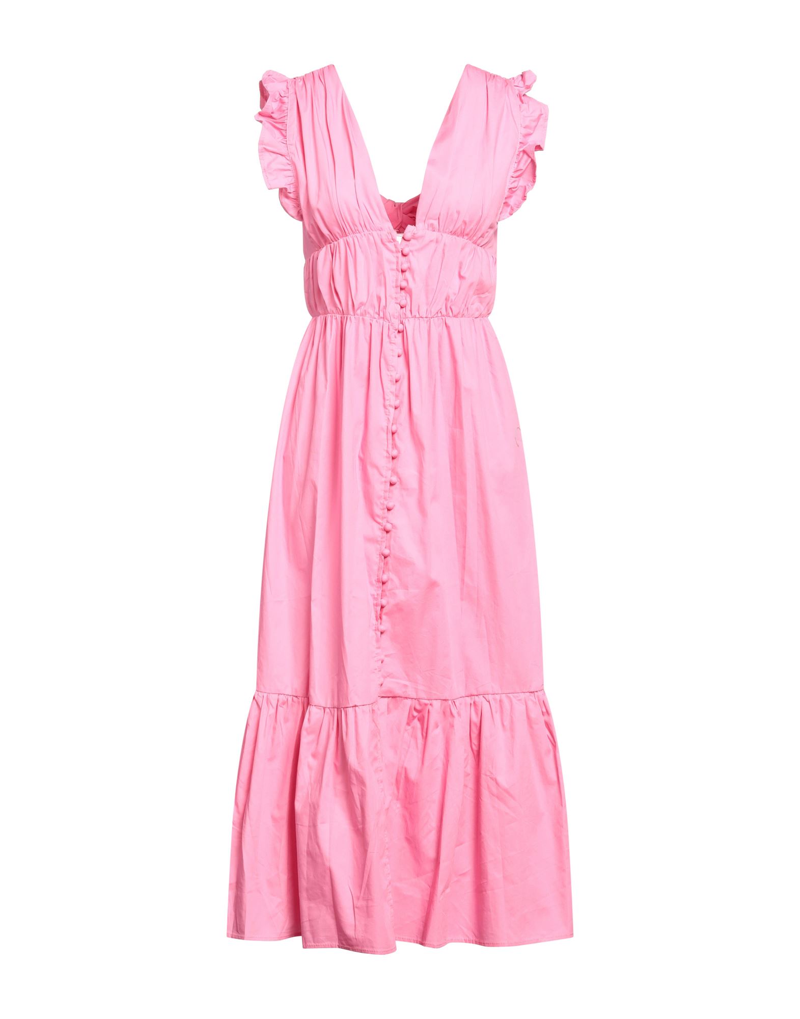 Vanessa Scott Midi Dresses In Pink