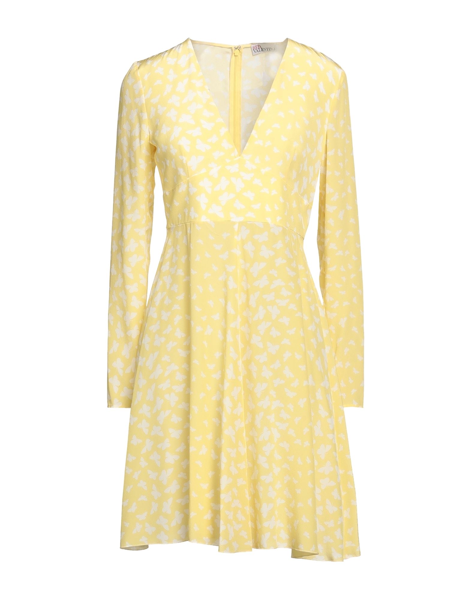 Red Valentino Short Dresses In Yellow