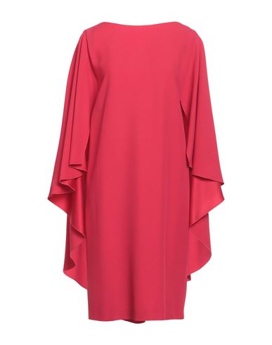 Alberta Ferretti Woman Midi Dress Brick Red Size 6 Acetate, Viscose