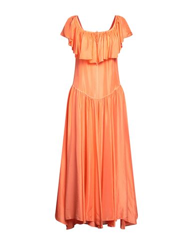 Forte Forte Forte_forte Woman Maxi Dress Orange Size 3 Silk