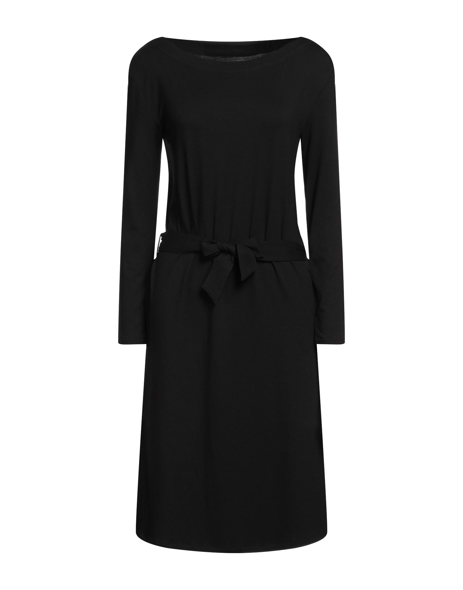 Majestic Midi Dresses In Black
