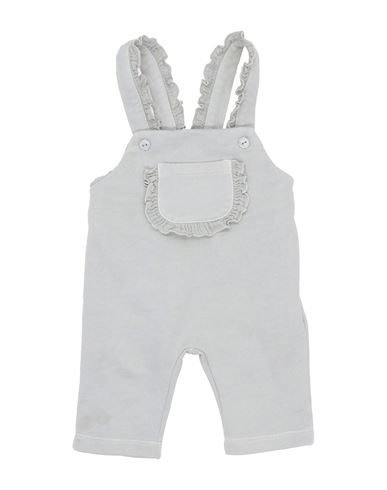 Le Petit Coco Newborn Girl Baby Jumpsuits Light Grey Size 1 Cotton