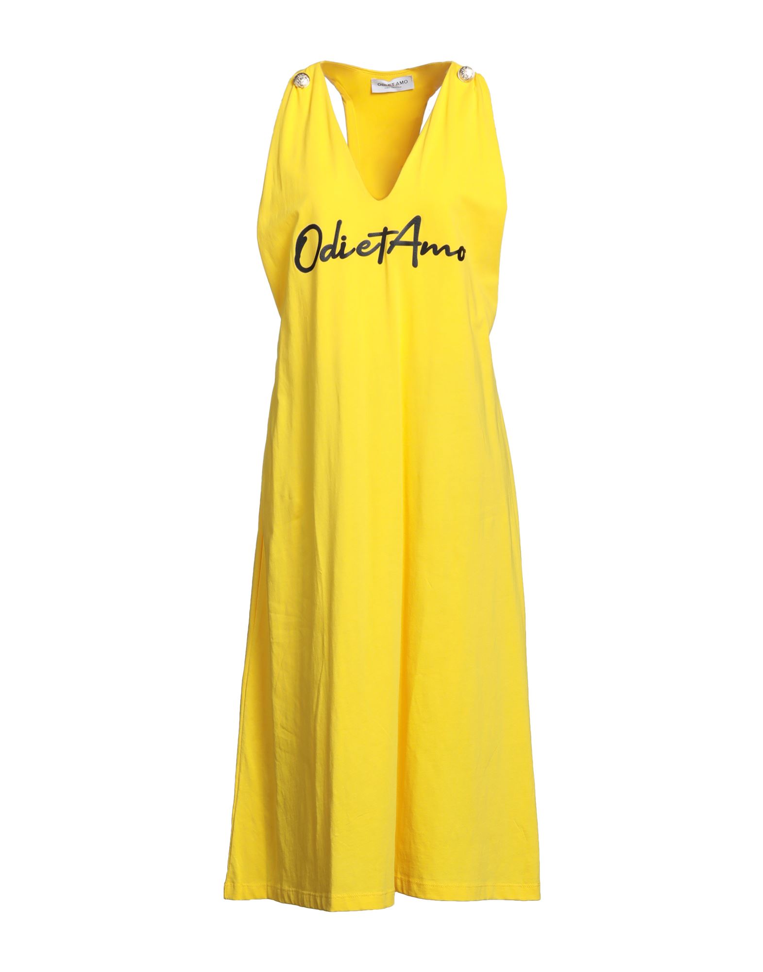 Odi Et Amo Midi Dresses In Yellow