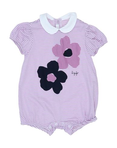 Il Gufo Newborn Girl Baby Jumpsuits Light Purple Size 3 Cotton