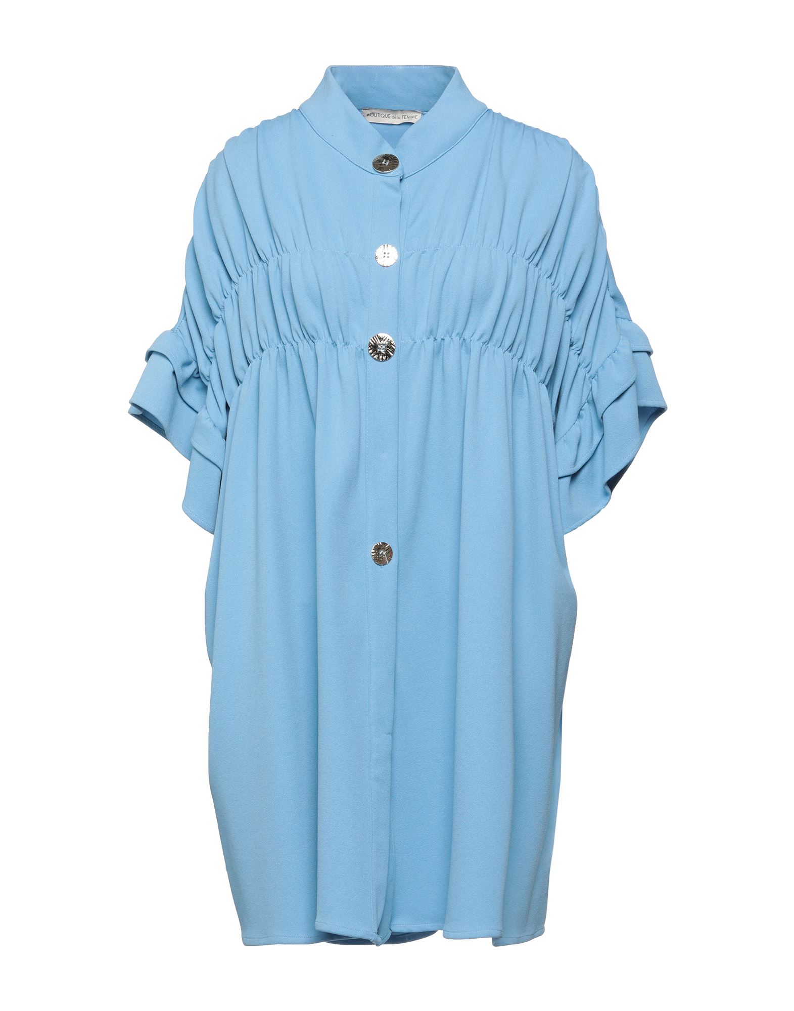 Boutique De La Femme Short Dresses In Blue