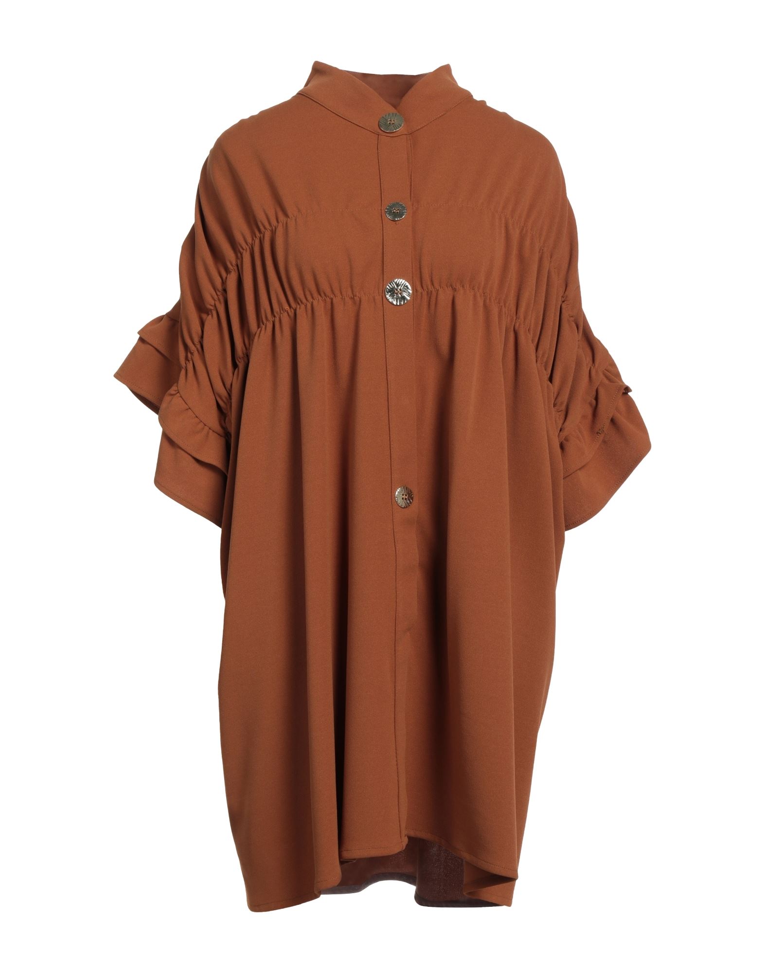 Boutique De La Femme Short Dresses In Brown
