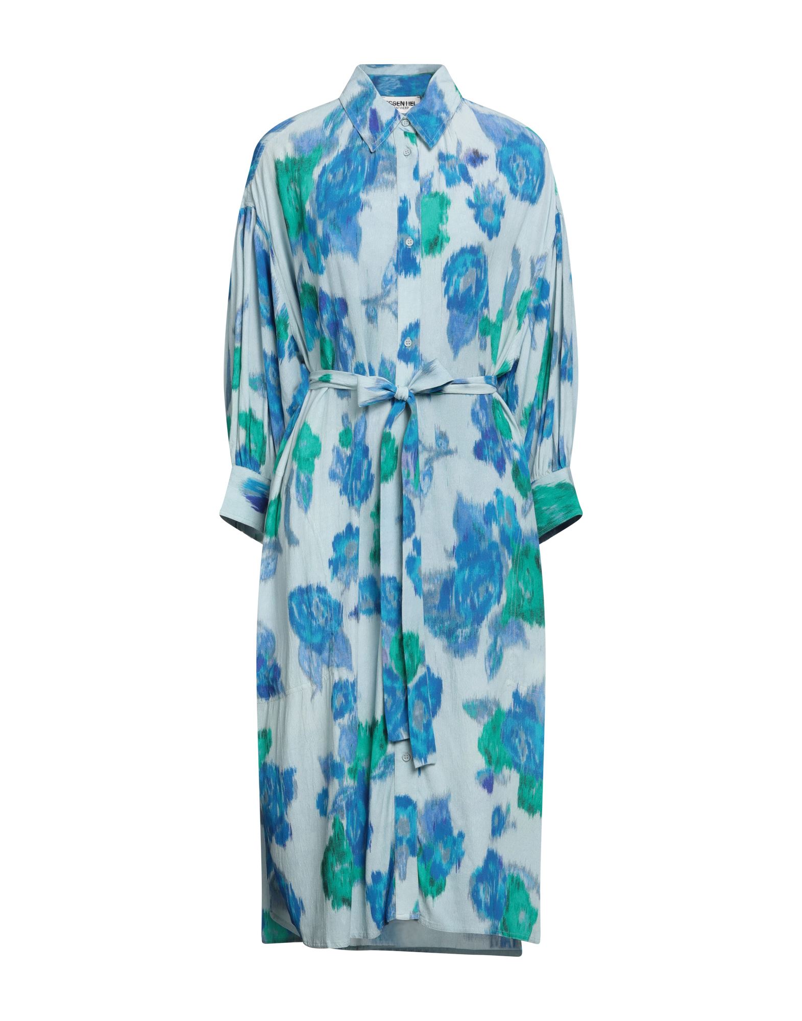 Essentiel Antwerp Midi Dresses In Sky Blue ModeSens