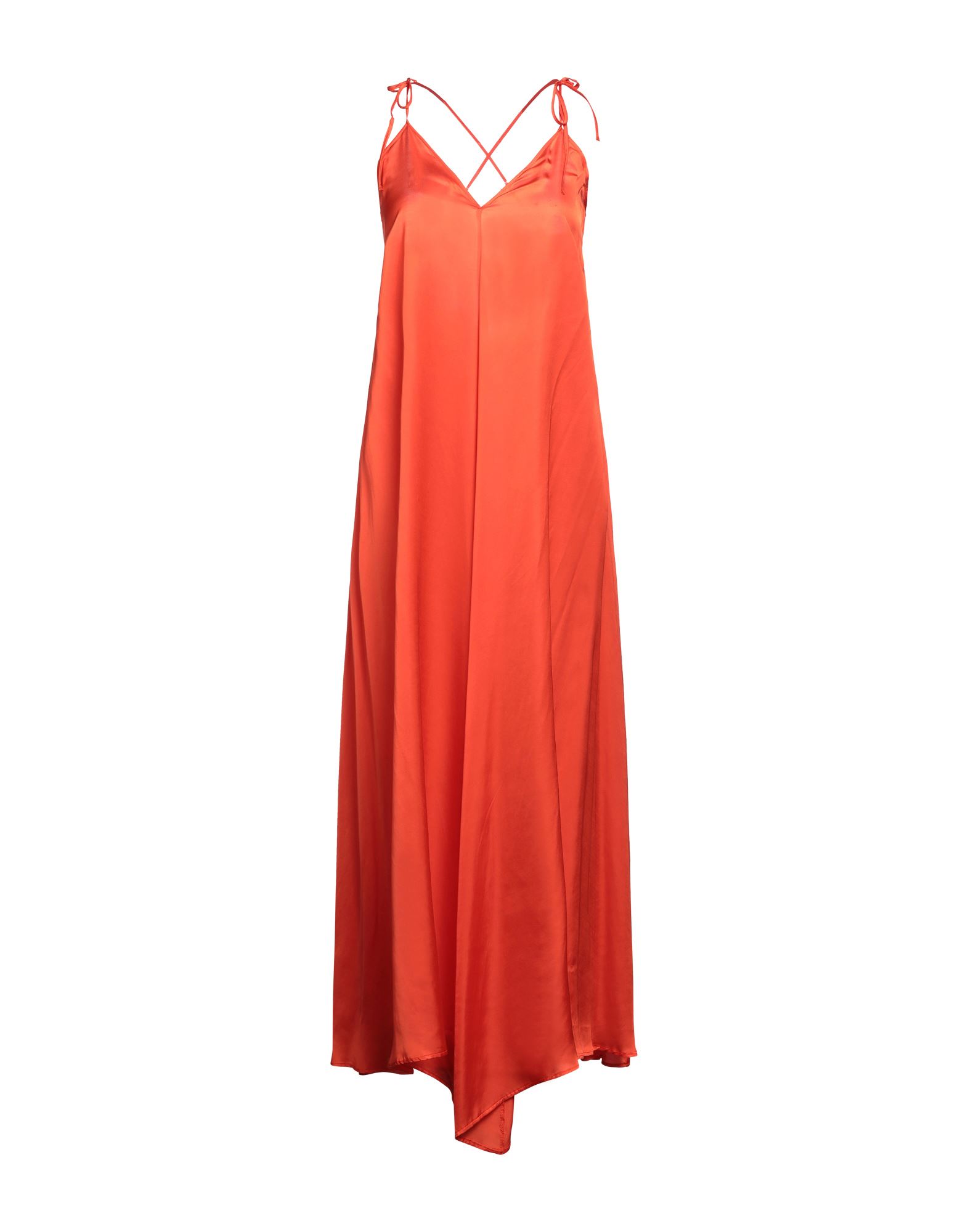 Vicolo Long Dresses In Orange