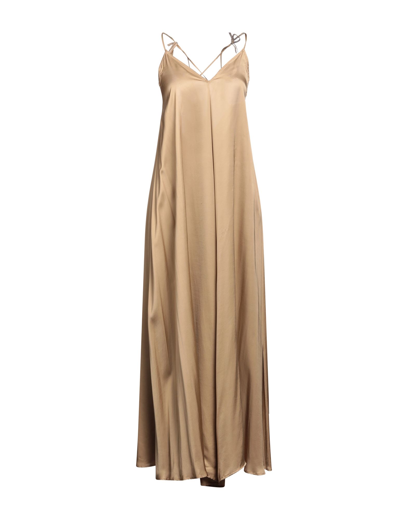 Vicolo Long Dresses In Beige