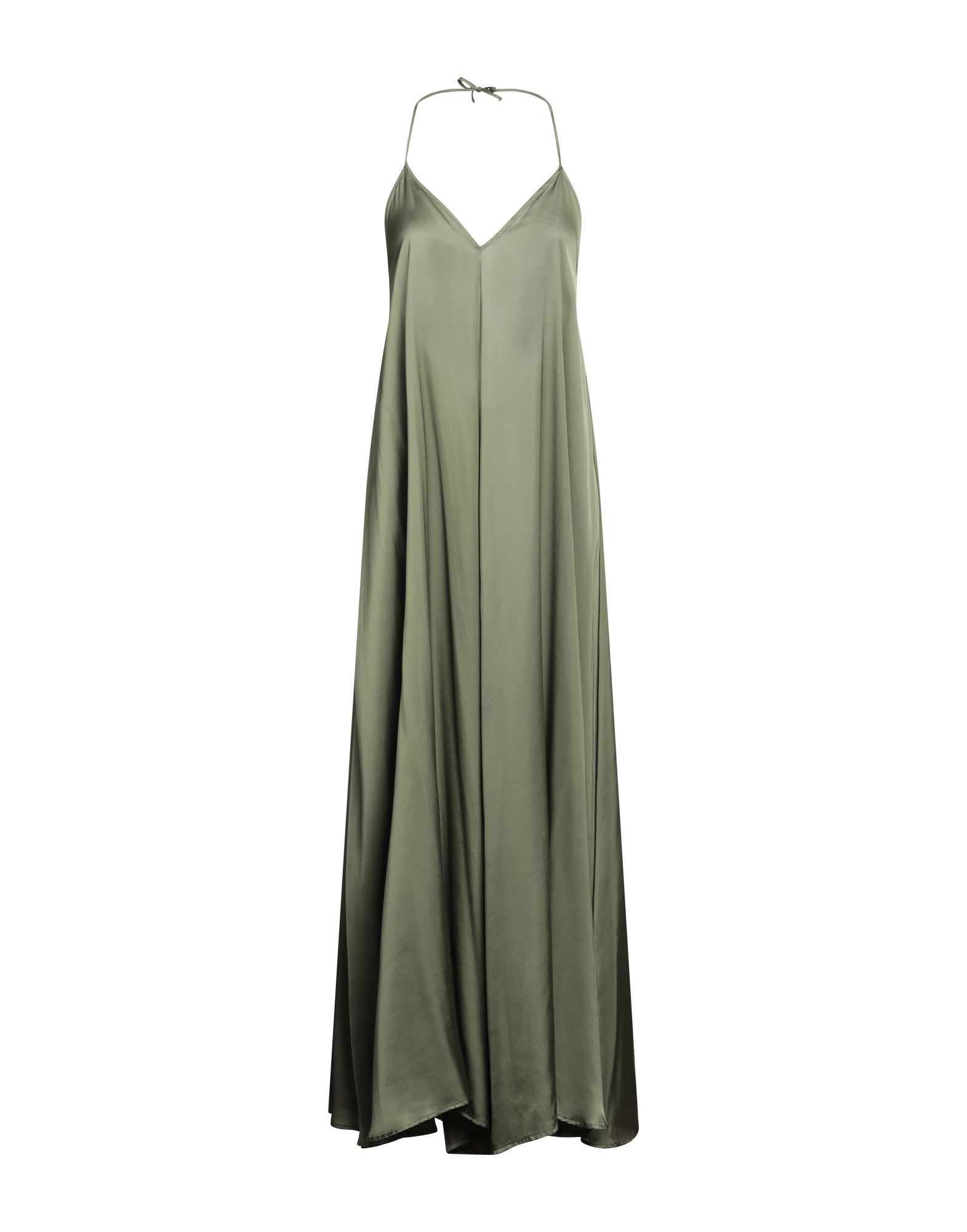 Vicolo Long Dresses In Military Green