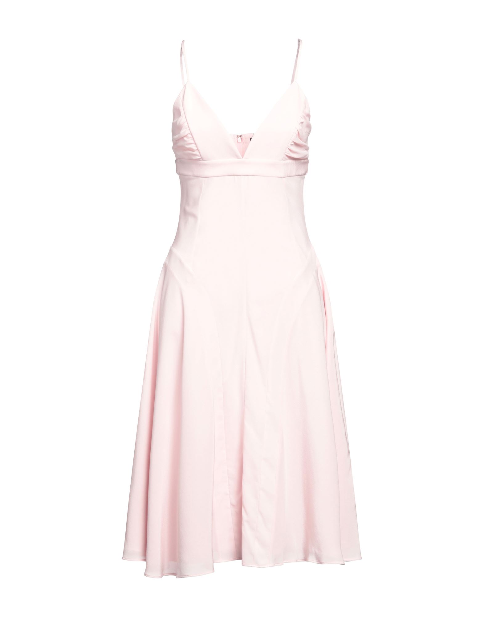 Shop Giovanni Bedin Woman Midi Dress Light Pink Size 8 Silk