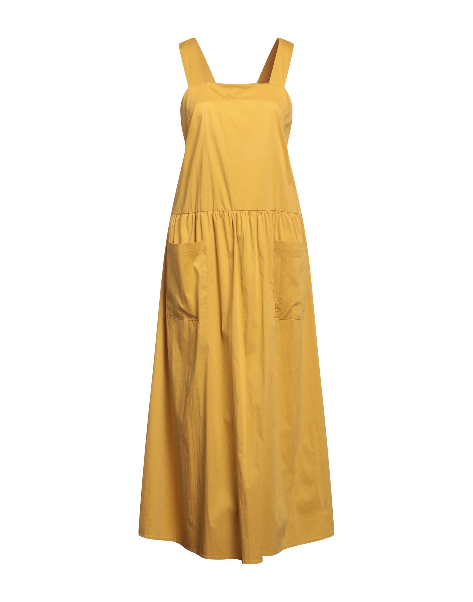 Semicouture Long Dresses In Yellow