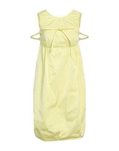 Sportmax Woman Mini Dress Light Yellow Size 6 Polyester