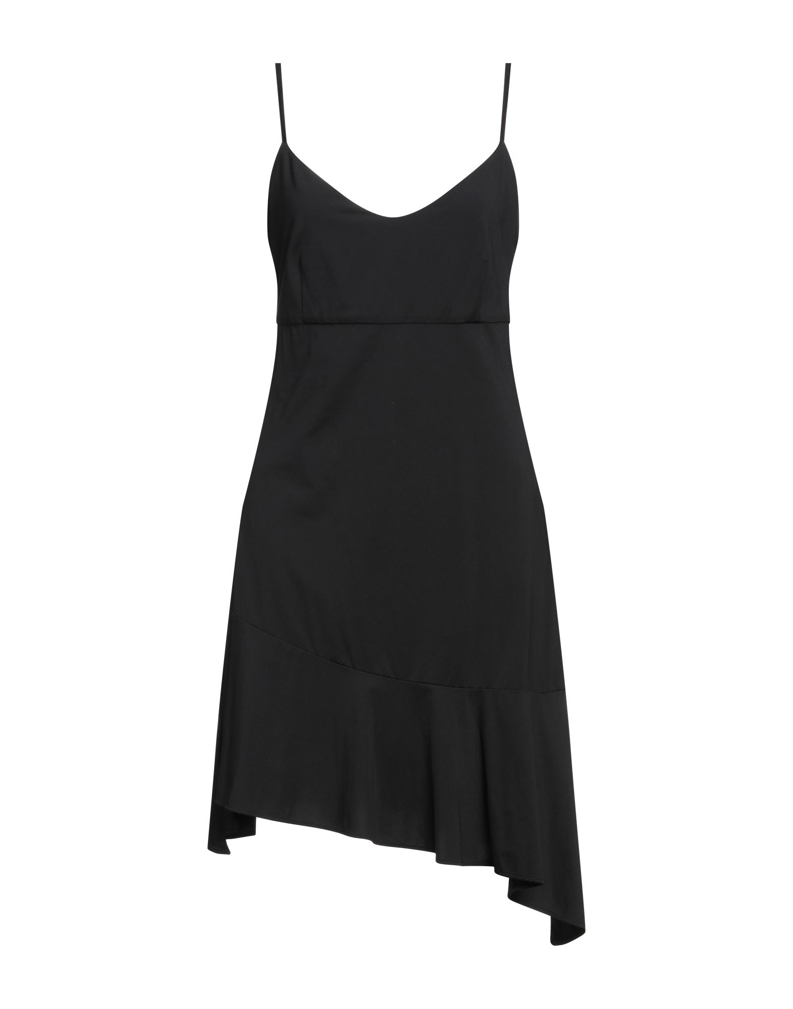 Shop Semicouture Woman Midi Dress Black Size L Polyamide, Elastane