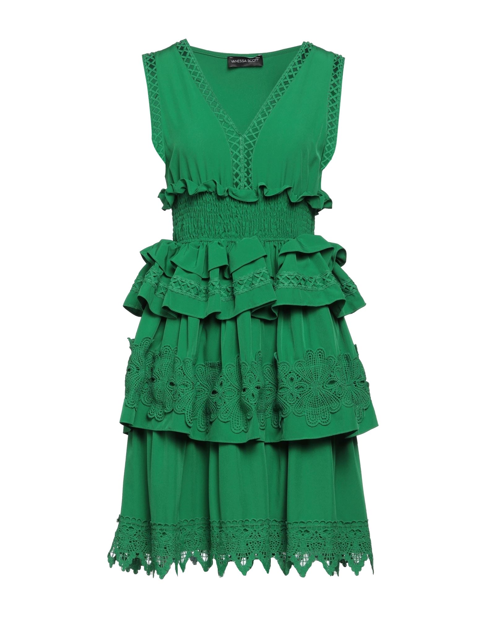Vanessa Scott Short Dresses In Green