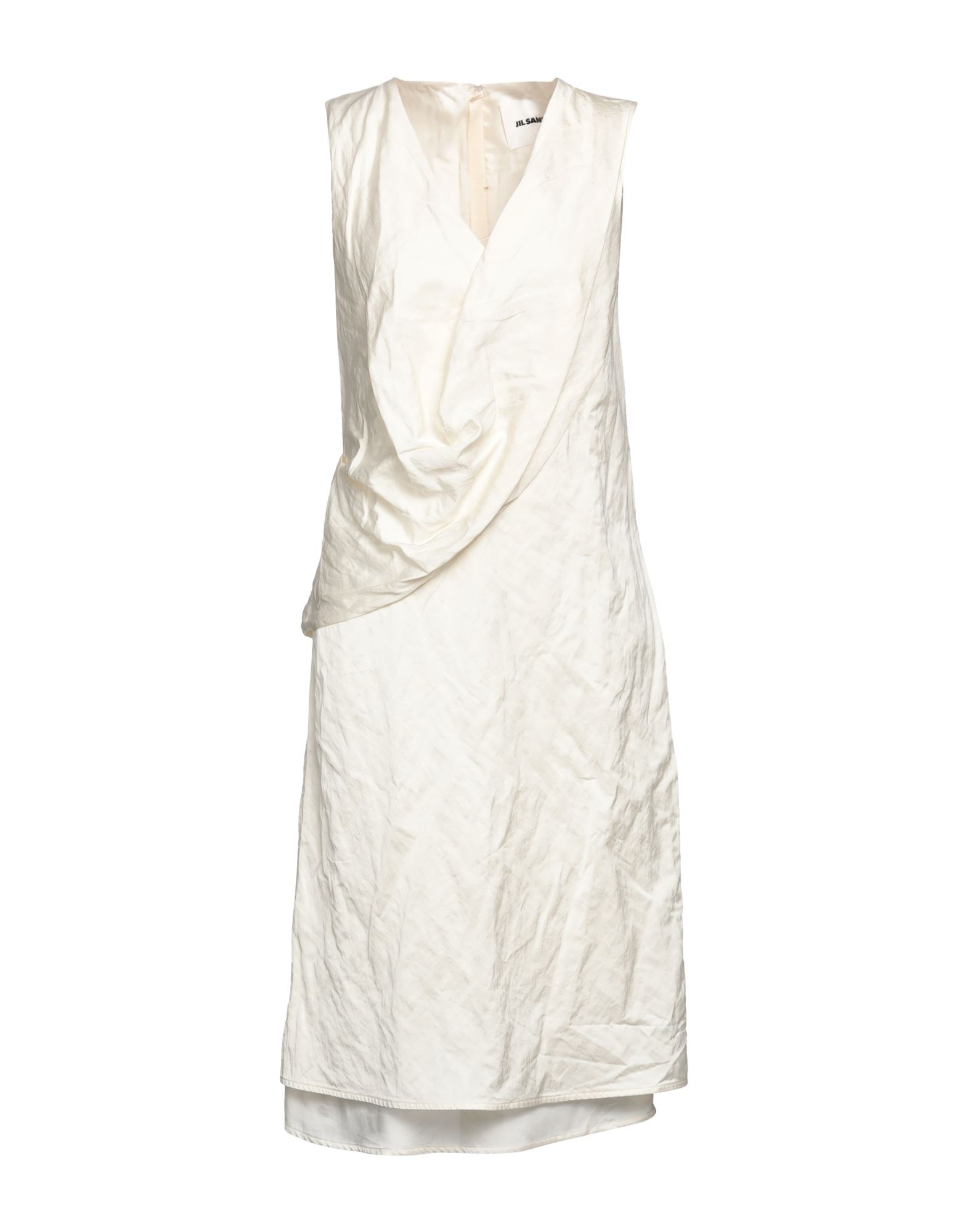 Jil Sander Midi Dresses In White