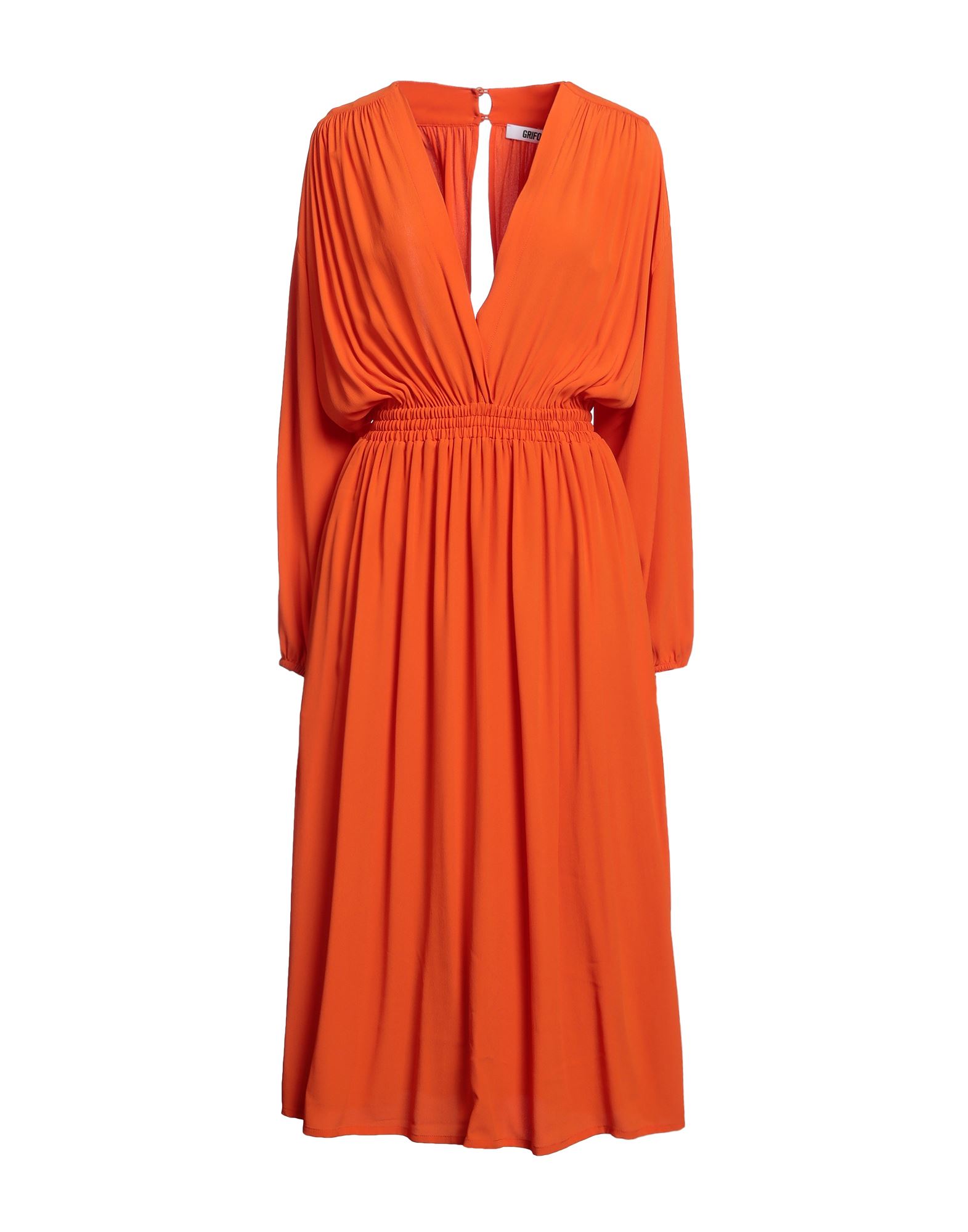 Mauro Grifoni Midi Dresses In Orange