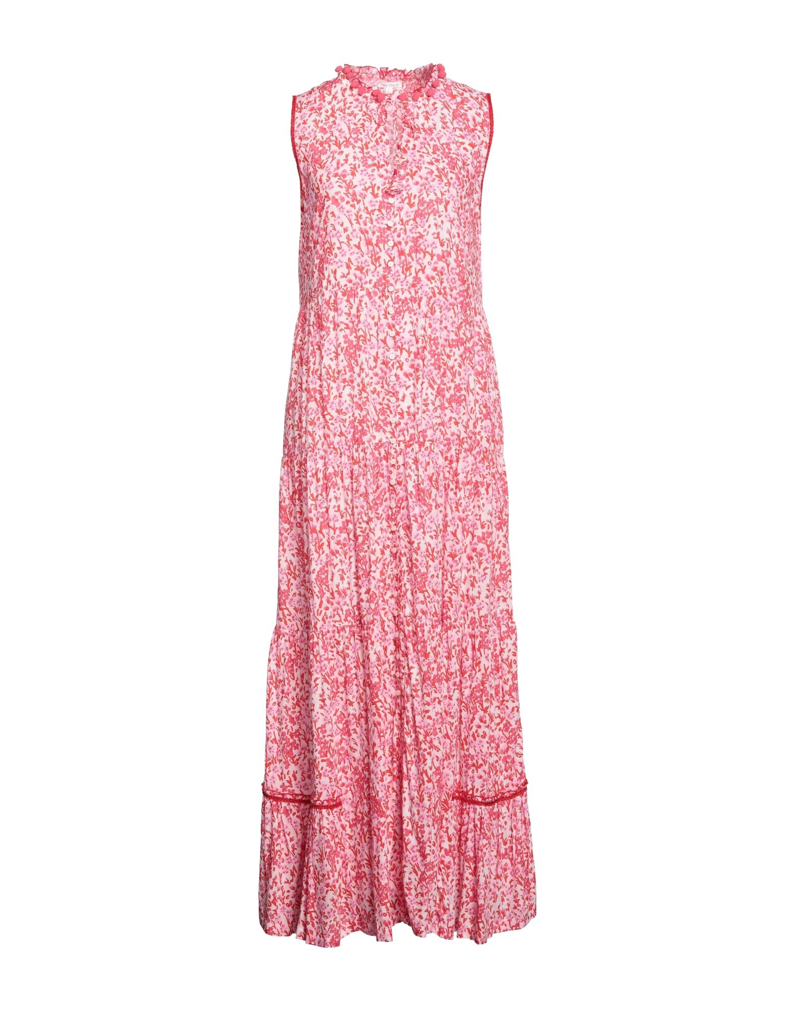 Poupette St Barth Long Dresses In Pink