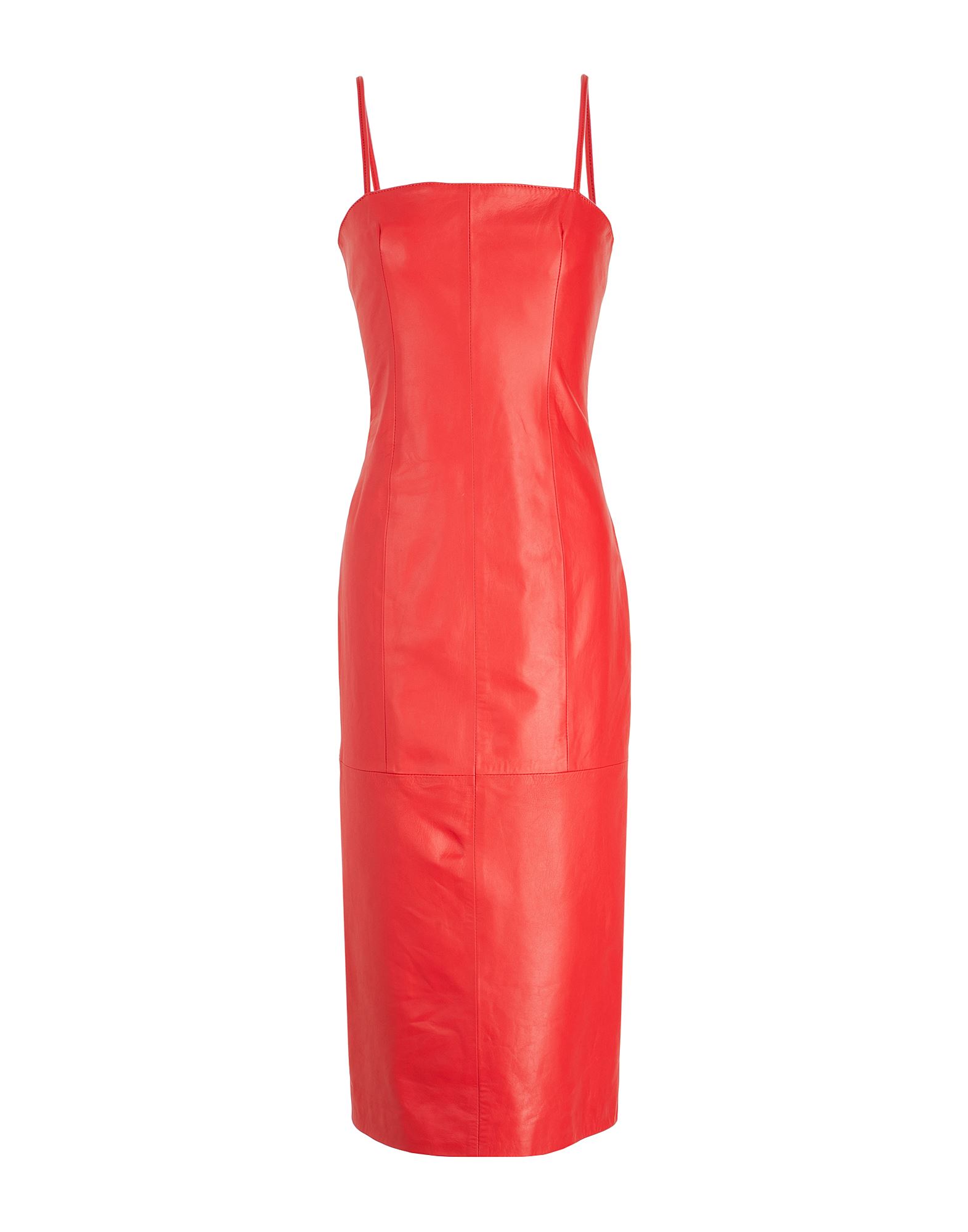 8 By Yoox Midi Dresses In Red