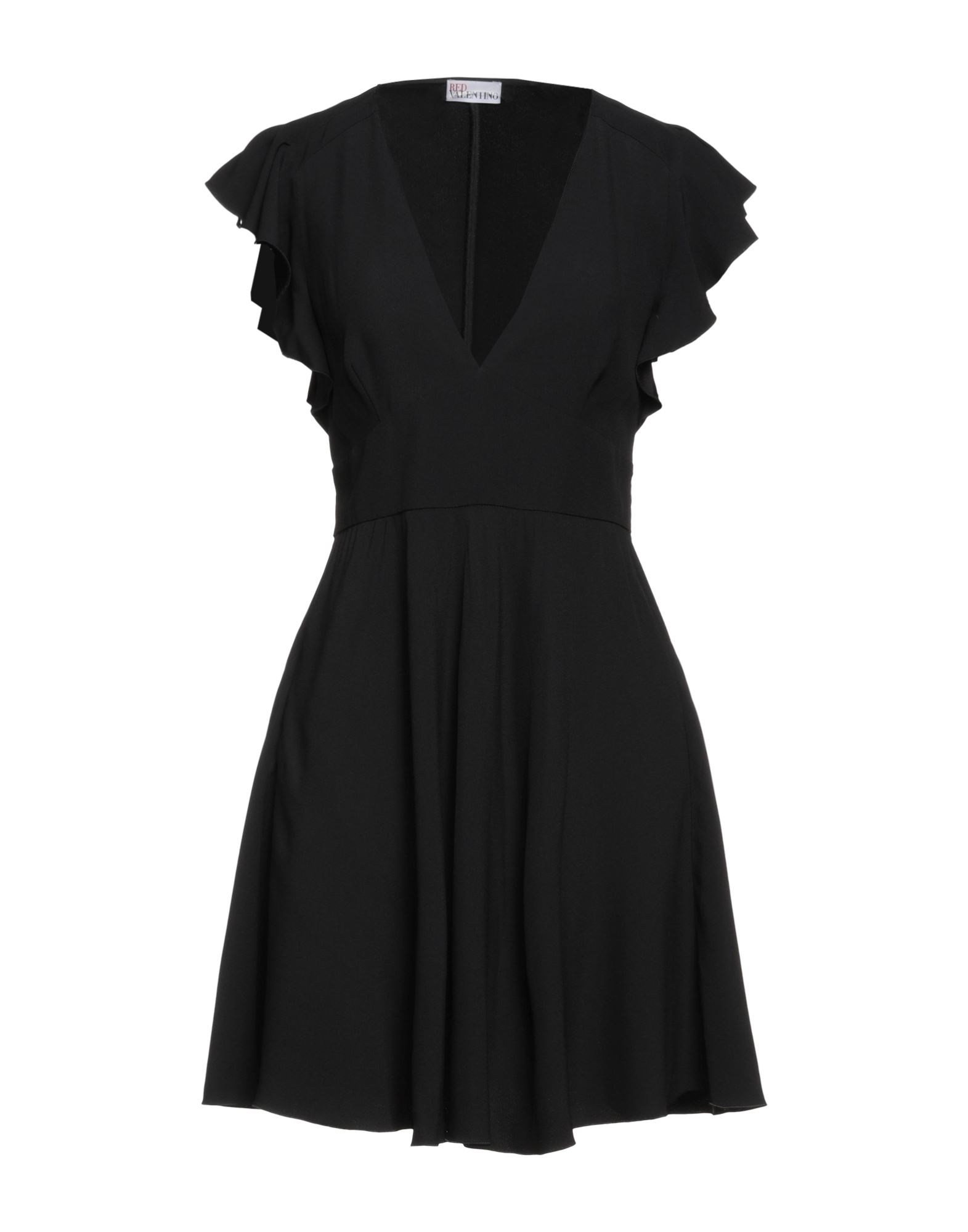 Red Valentino Short Dresses In Black