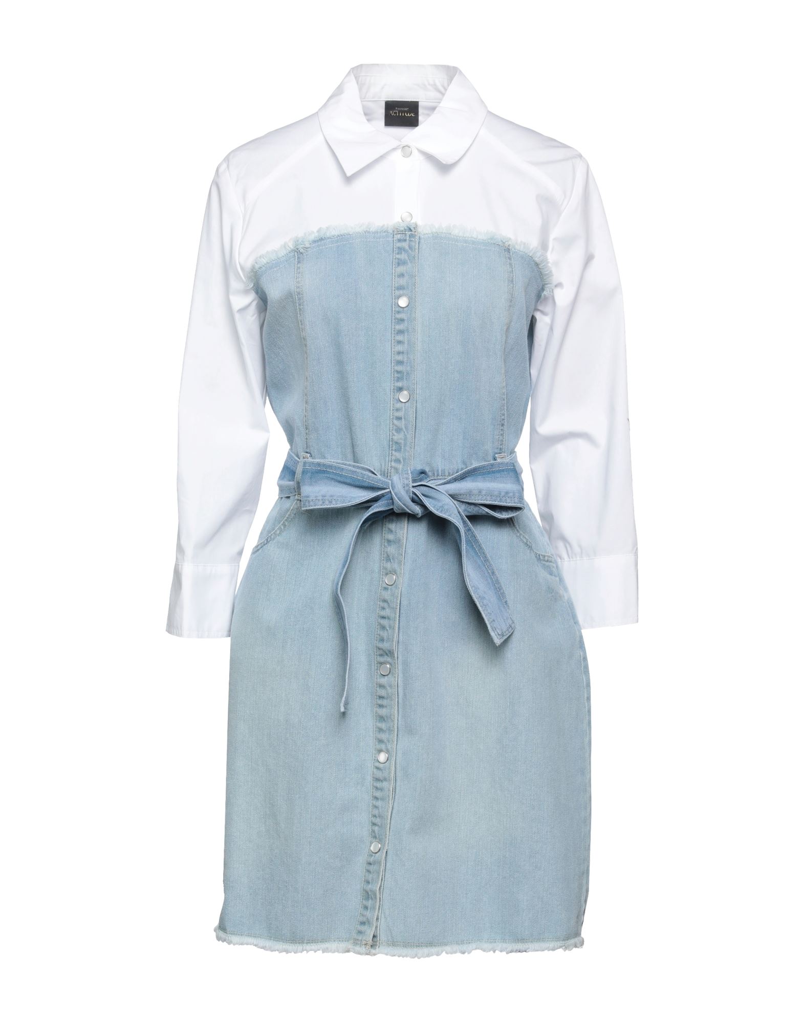 Actitude By Twinset Short Dresses In Blue