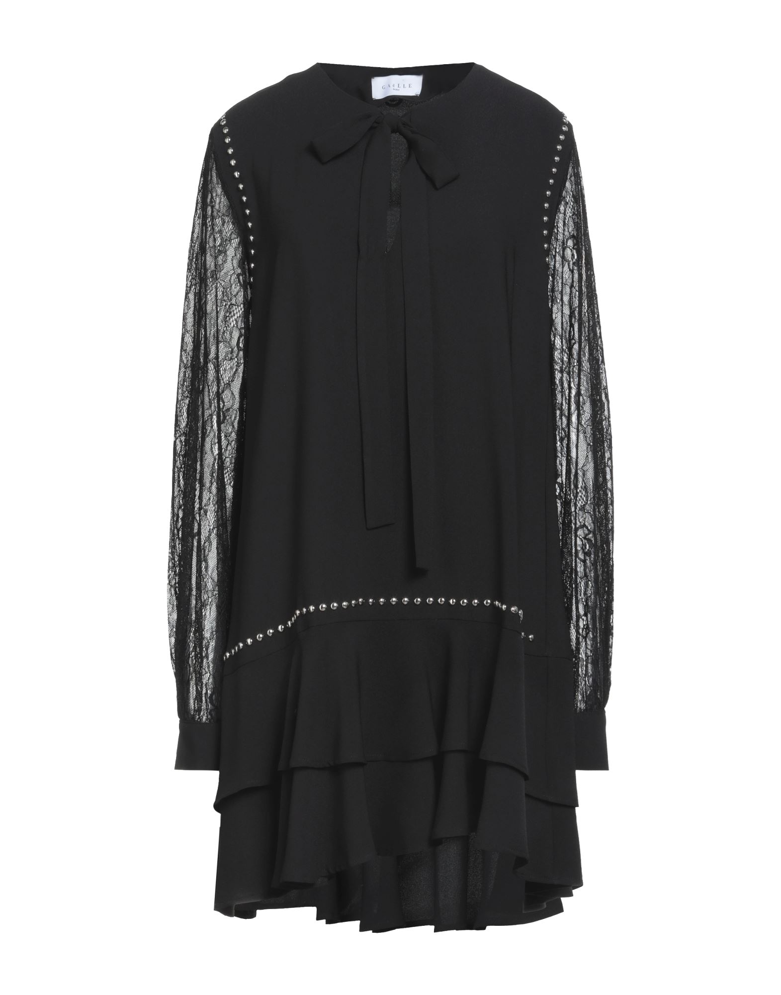 Shop Gaelle Paris Gaëlle Paris Woman Mini Dress Black Size 4 Polyester