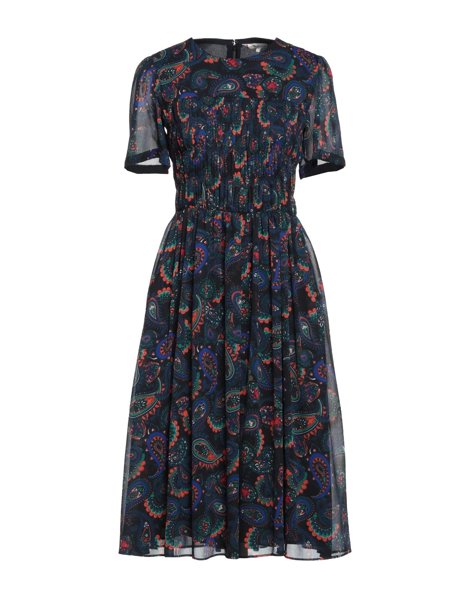 Tommy Hilfiger Midi Dresses In Midnight Blue