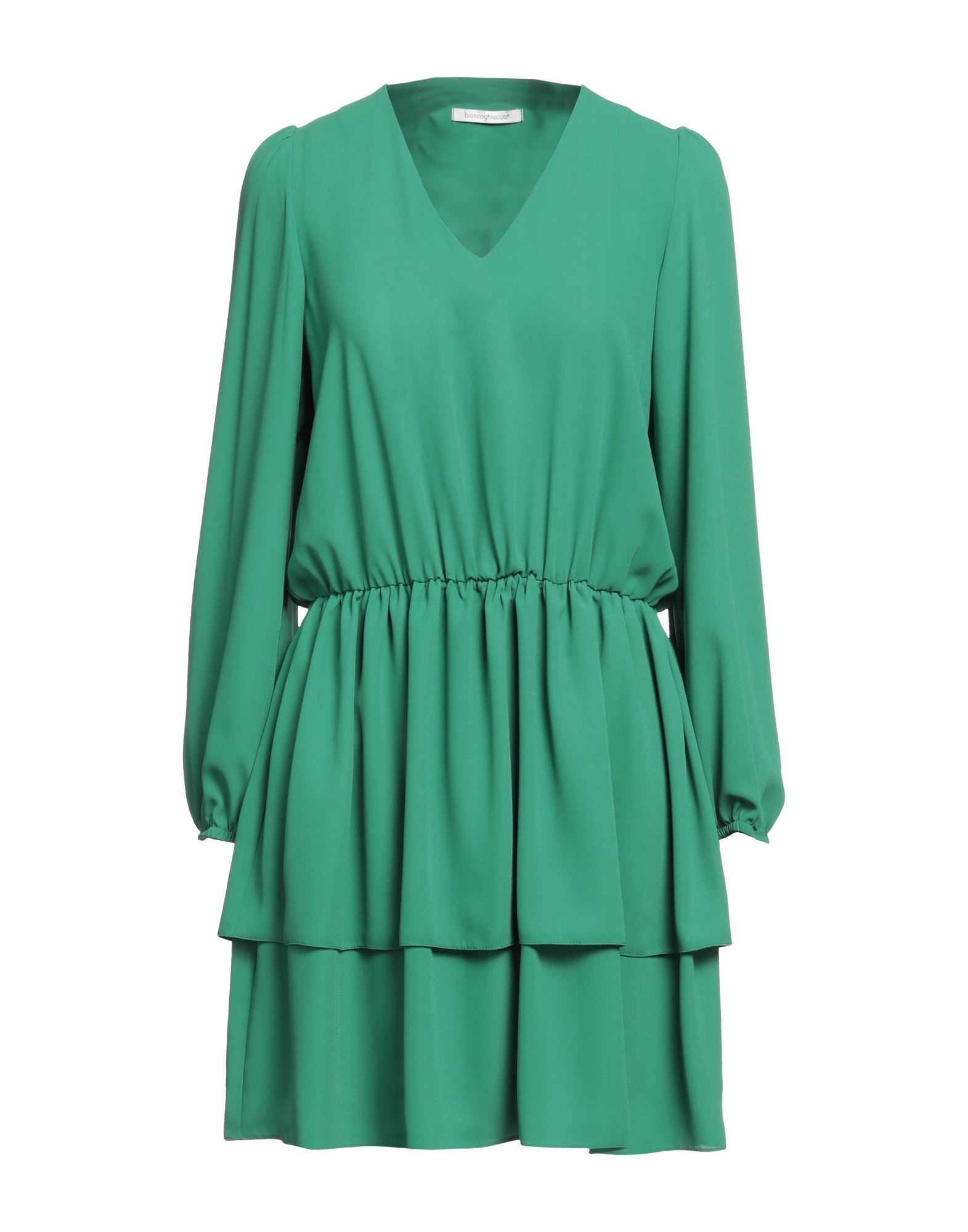 Biancoghiaccio Short Dresses In Green