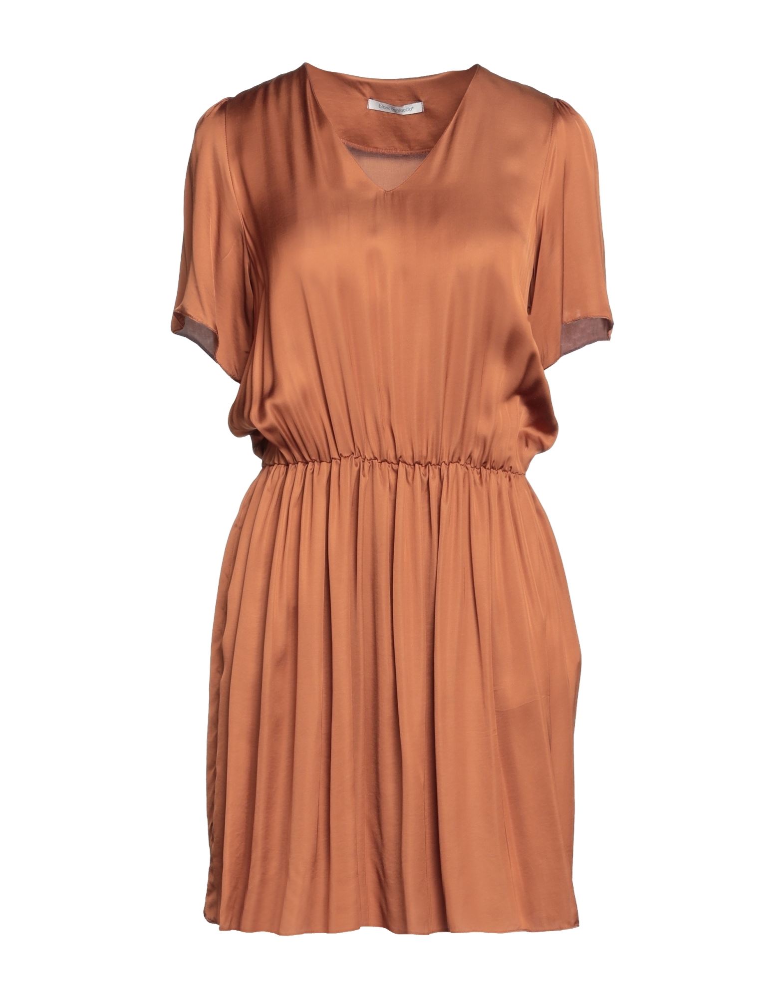 Biancoghiaccio Short Dresses In Brown