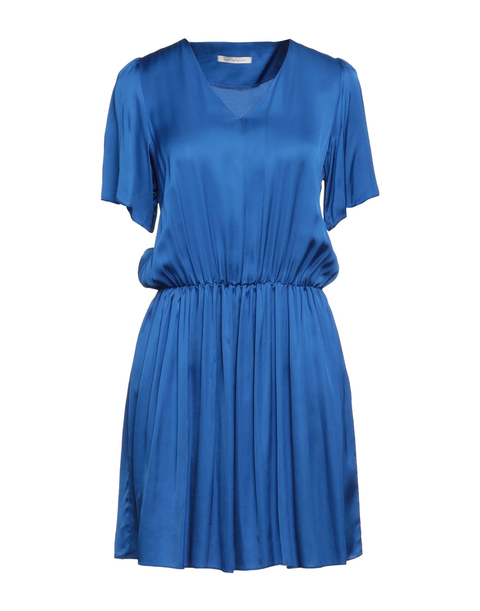 Biancoghiaccio Short Dresses In Blue