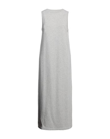 Mauro Grifoni Woman Midi Dress Grey Size Xl Cotton
