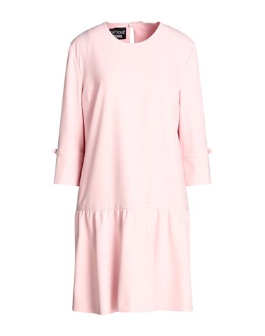 Boutique Moschino Woman Mini Dress Light Pink Size 12 Polyester, Elastane