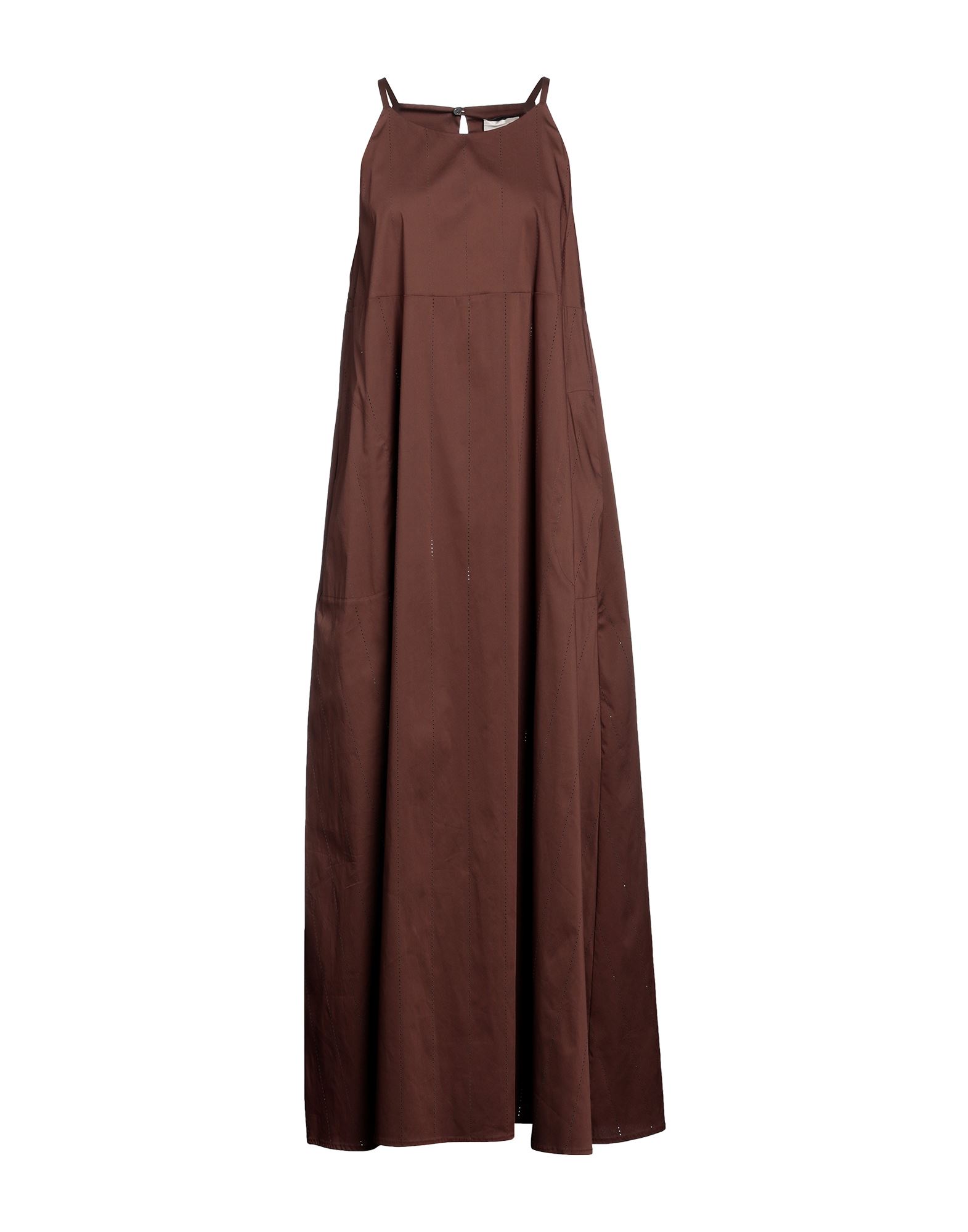 Semicouture Long Dresses In Brown