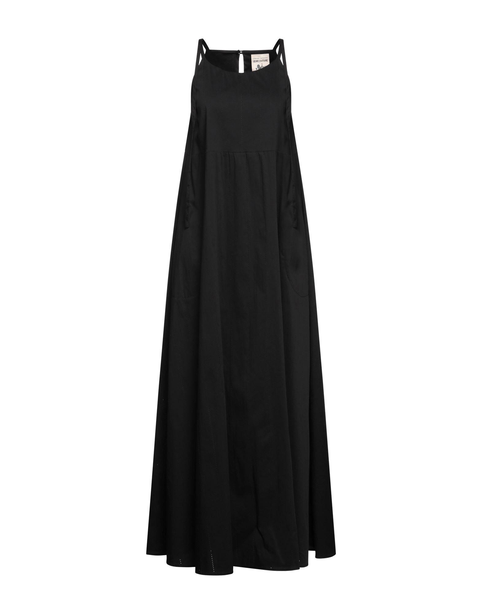 Semicouture Long Dresses In Black