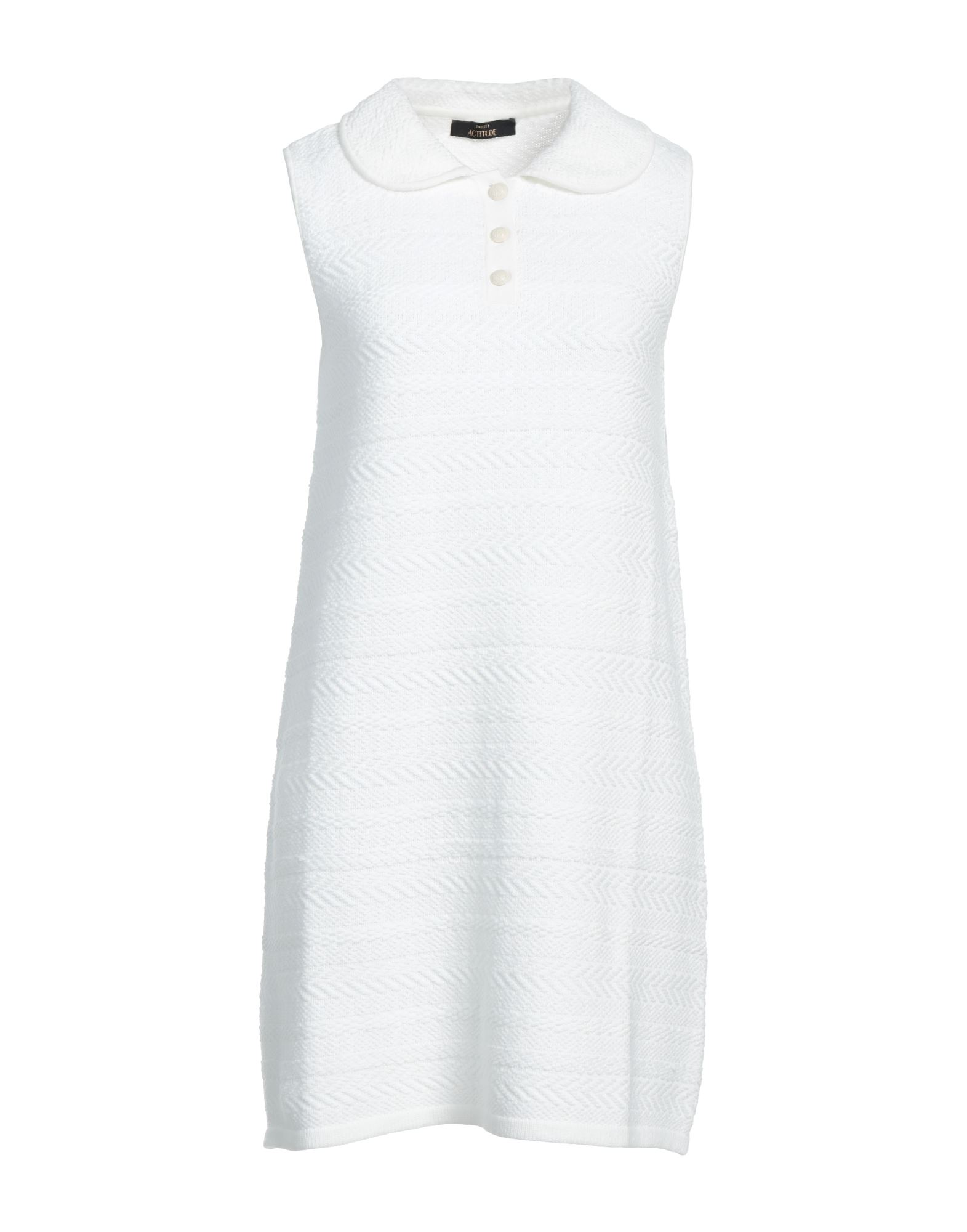 Actitude By Twinset Short Dresses In White