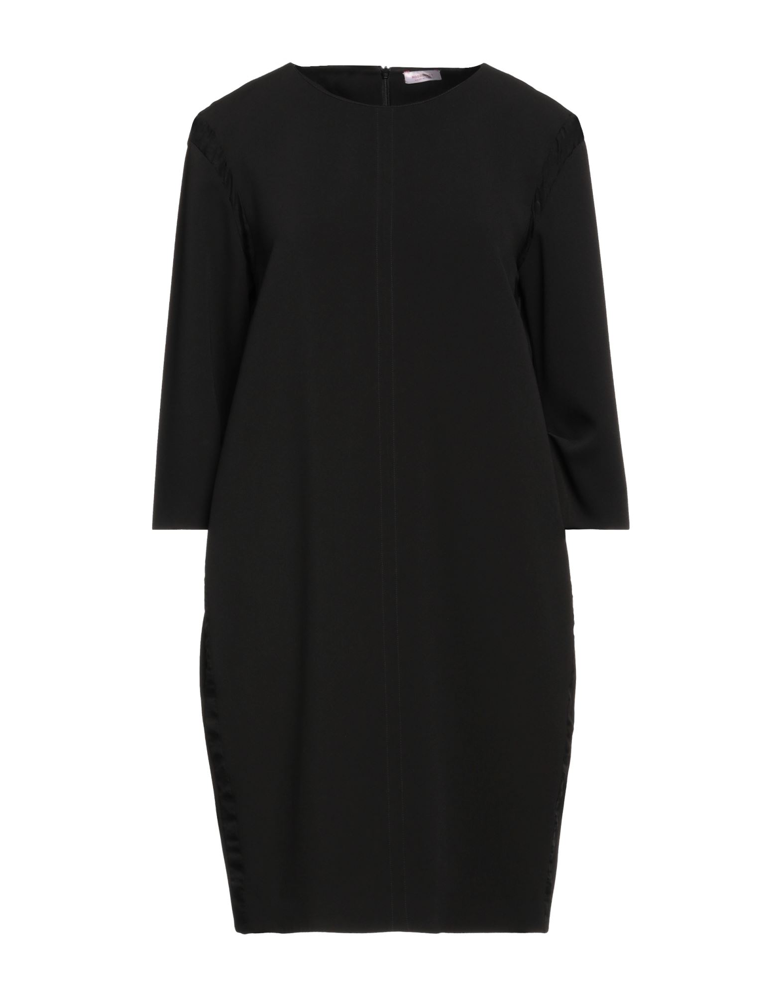 Rossopuro Woman Mini Dress Black Size S Viscose In Black