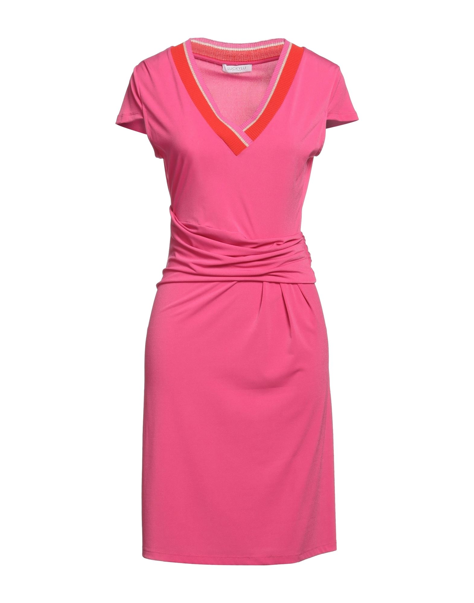 Luckylu  Milano Short Dresses In Pink