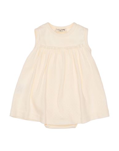 1+ In The Family 1 + In The Family Newborn Girl Baby Dress Beige Size 3 Organic Cotton