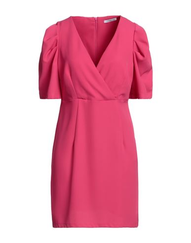 Le Sarte Del Sole Woman Mini Dress Fuchsia Size 8 Polyester, Elastane In Pink