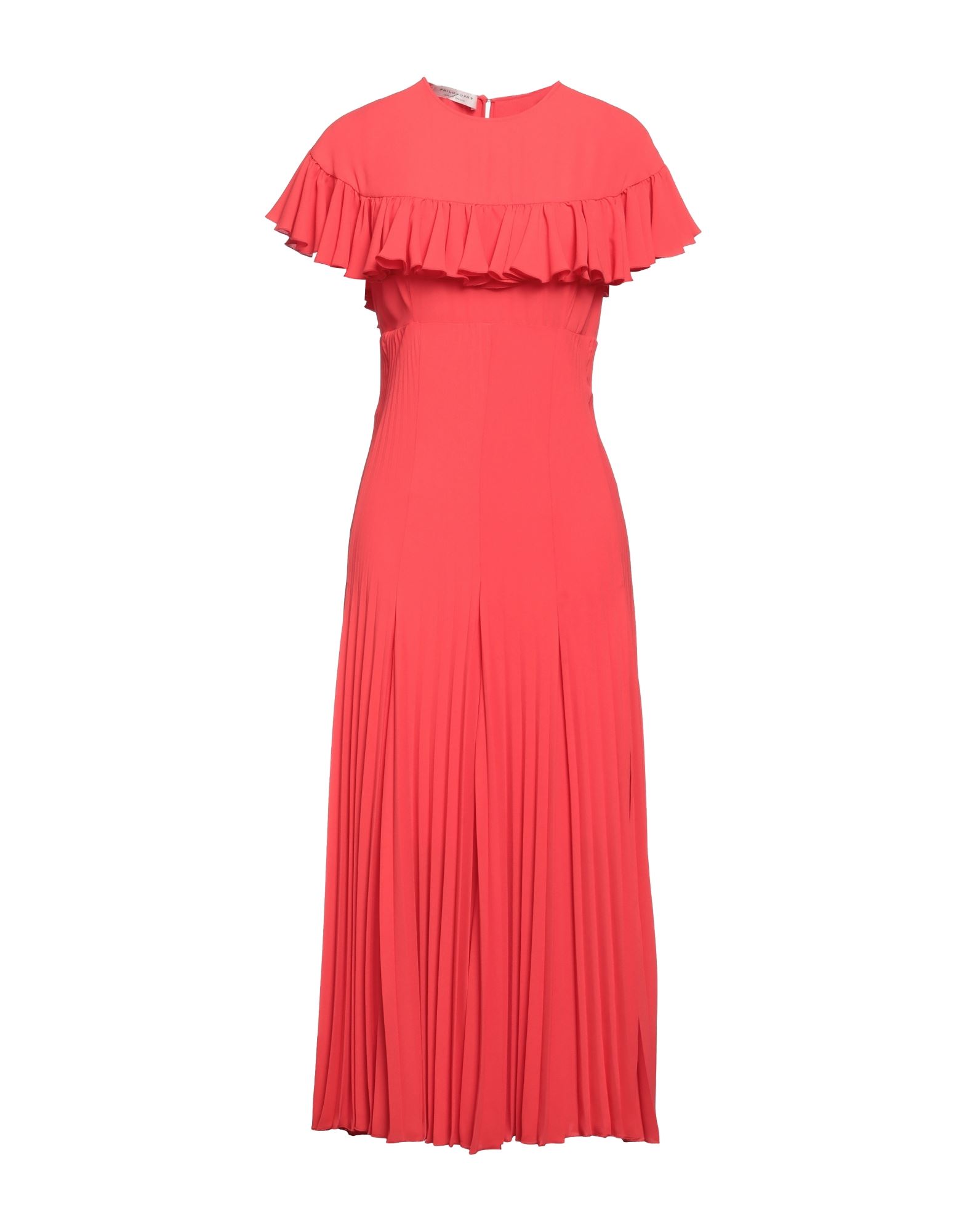 Philosophy Di Lorenzo Serafini Pleated Ruffle In Red