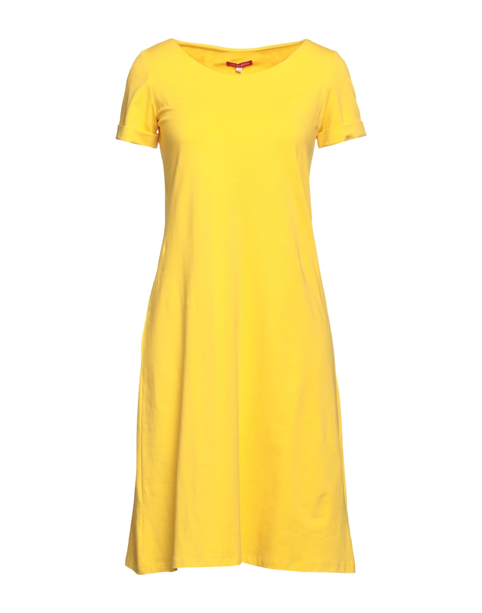 Cristina Rocca Short Dresses In Yellow