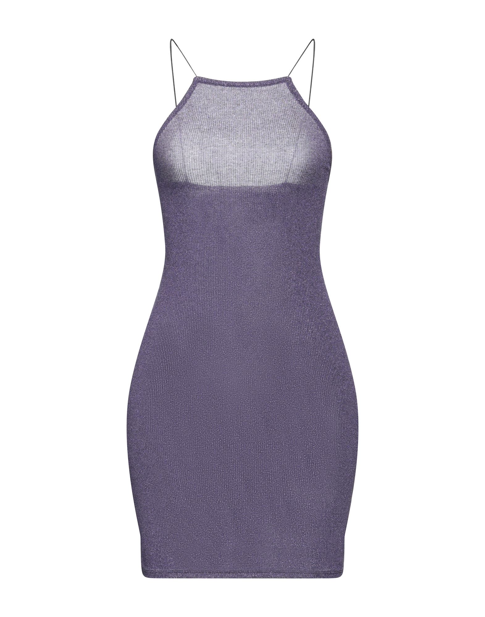 T+art Short Dresses In Purple