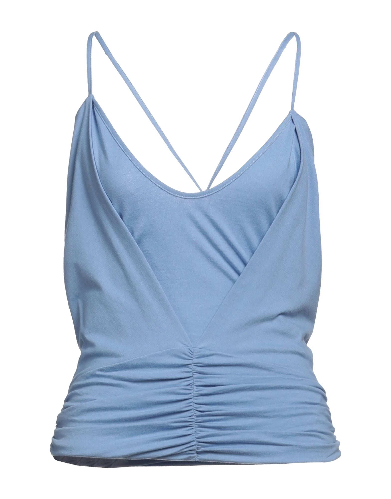 Attico T-shirts In Pastel Blue