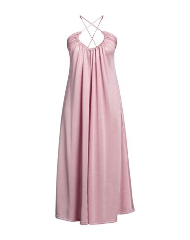 Isabelle Blanche Paris Woman Maxi Dress Pink Size Xs Acetate, Polyamide, Polyester