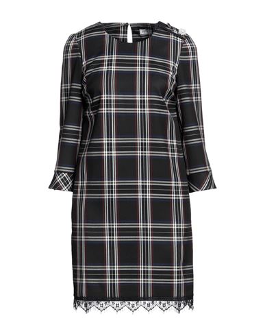 Liu •jo Woman Short Dress Black Size 2 Polyester, Viscose, Elastane