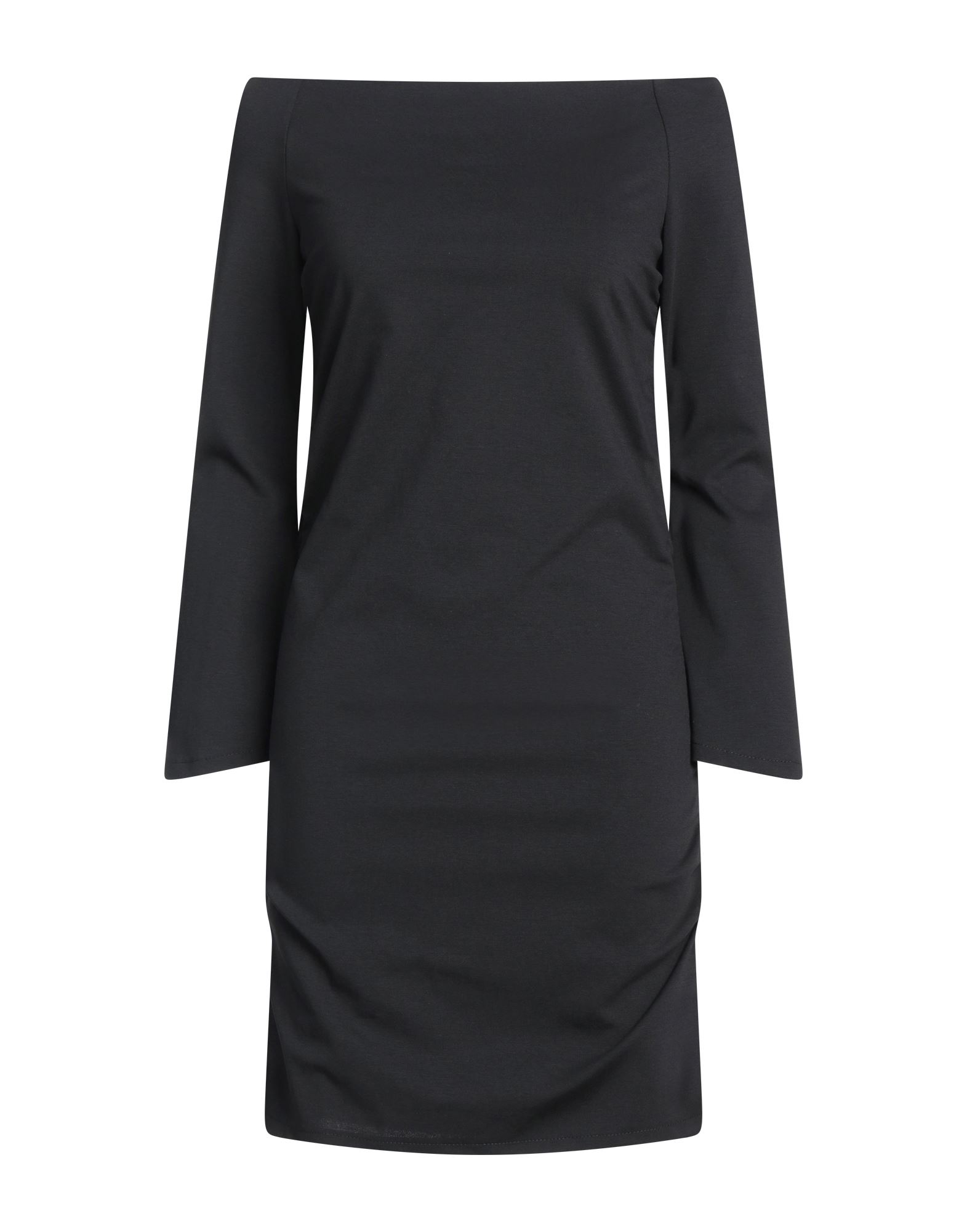 Merci .., Woman Mini Dress Black Size 6 Cotton, Nylon, Elastane