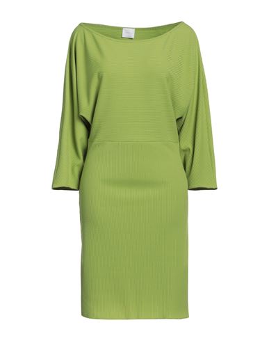 Merci .., Woman Short Dress Light Green Size 8 Polyester, Viscose, Elastane