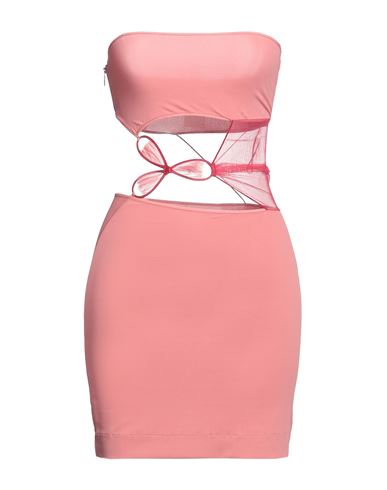 Nensi Dojaka Woman Mini Dress Pastel Pink Size S Viscose, Elastane, Silk