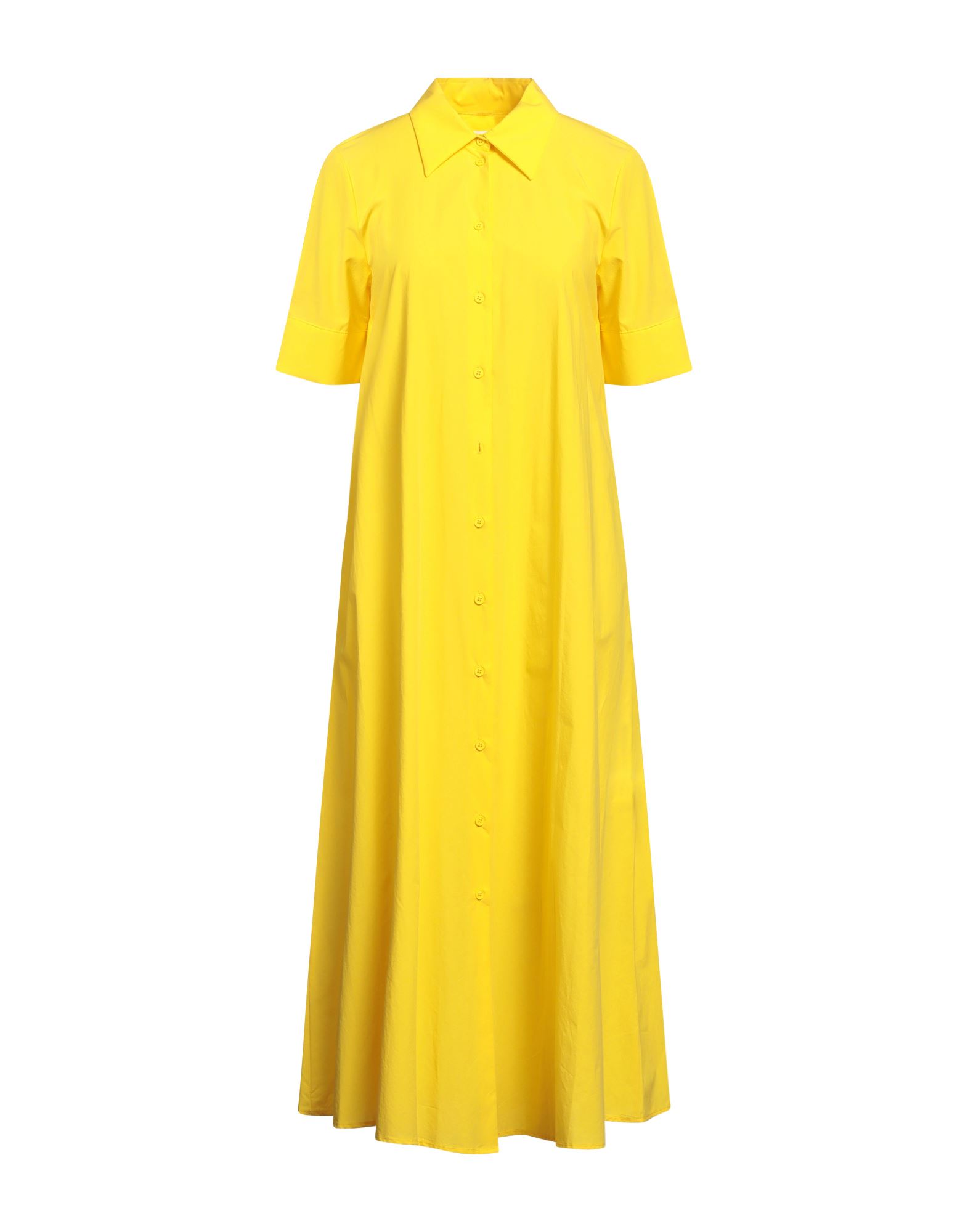 Ottod'ame Midi Dresses In Yellow
