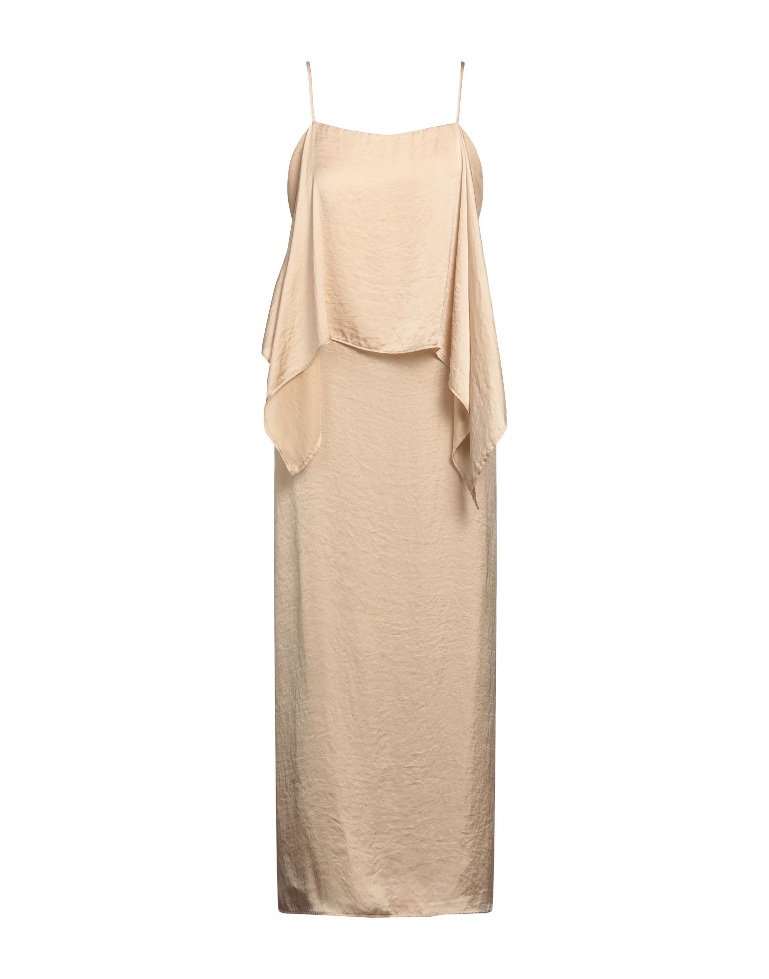 Collection Privèe Collection Privēe? Woman Maxi Dress Beige Size 6 Polyester